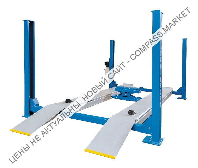 Подъёмник 4-х стоечный под сход-развал 4.0т с траверсой СТАНКОИМПОРТ