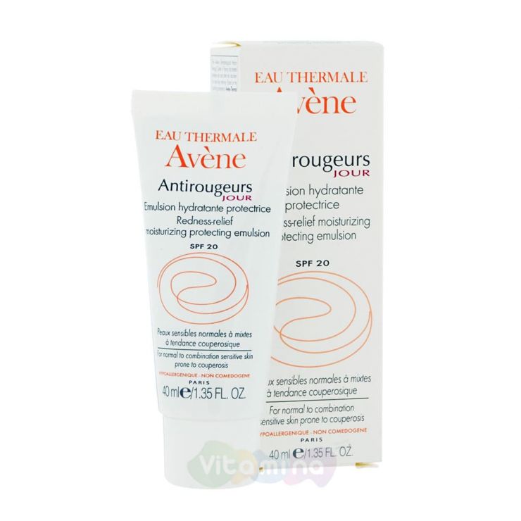 Avene Антиружер Эмульсия дневная увлажняющая от покраснений кожи SPF20