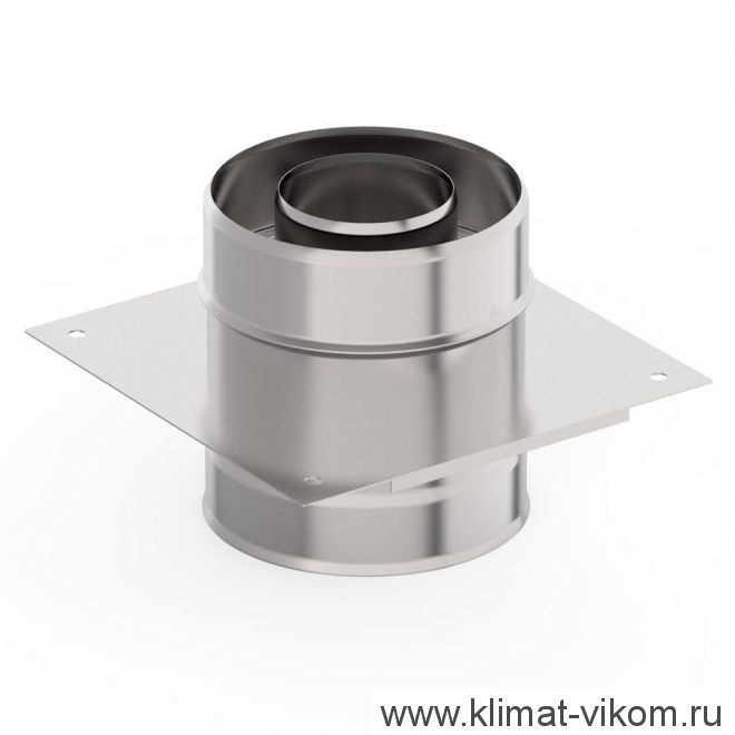 Монтажная площадка ф 200х280, AISI 439/Оц, 1,0мм/0,5мм