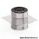 Монтажная площадка ф 200х280, AISI 439/Оц, 1,0мм/0,5мм