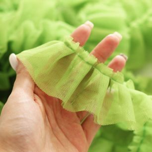 Кружево-сетка рюша, 5 см