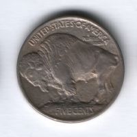 5 центов 1913 года США XF+