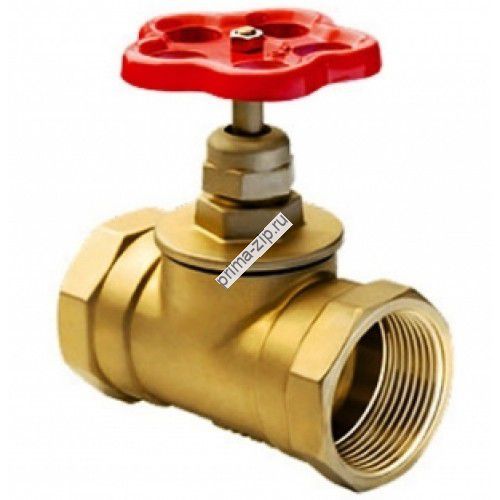 Вентиль (клапан) латунный муфтовый 15Б3р Ду50 Ру16