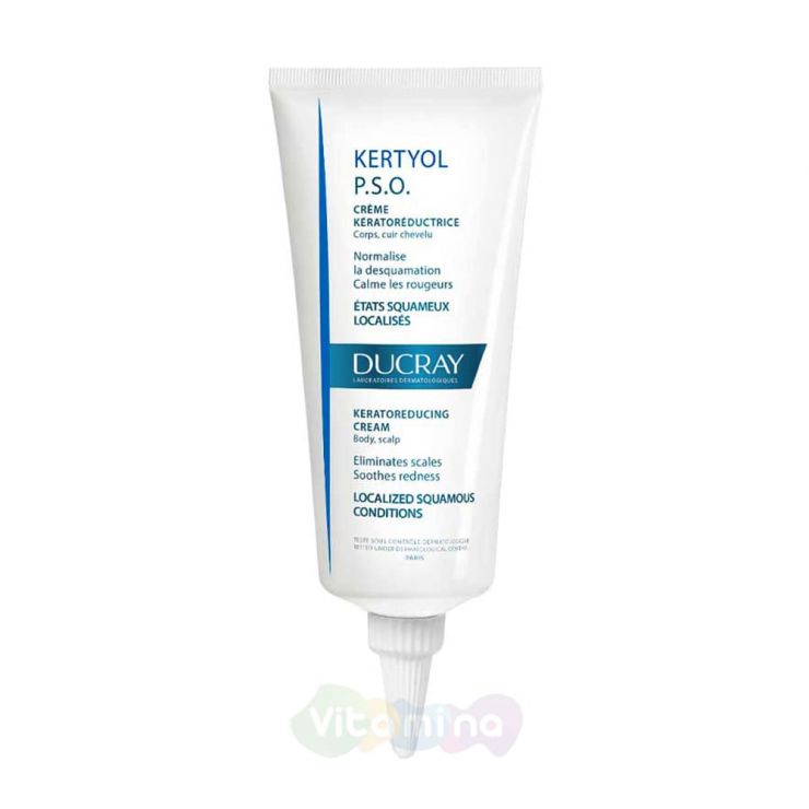 Ducray Kertyol P.S.O. Крем, уменьшающий шелушение кожи головы, 100 мл