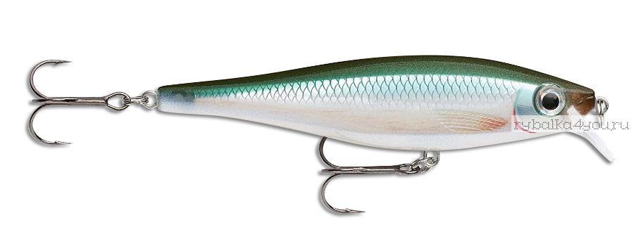 Воблер Rapala BX Minnow BXM10 100 мм / 12 гр / Заглубление: 0,9 - 1,5 м / цвет: BBH