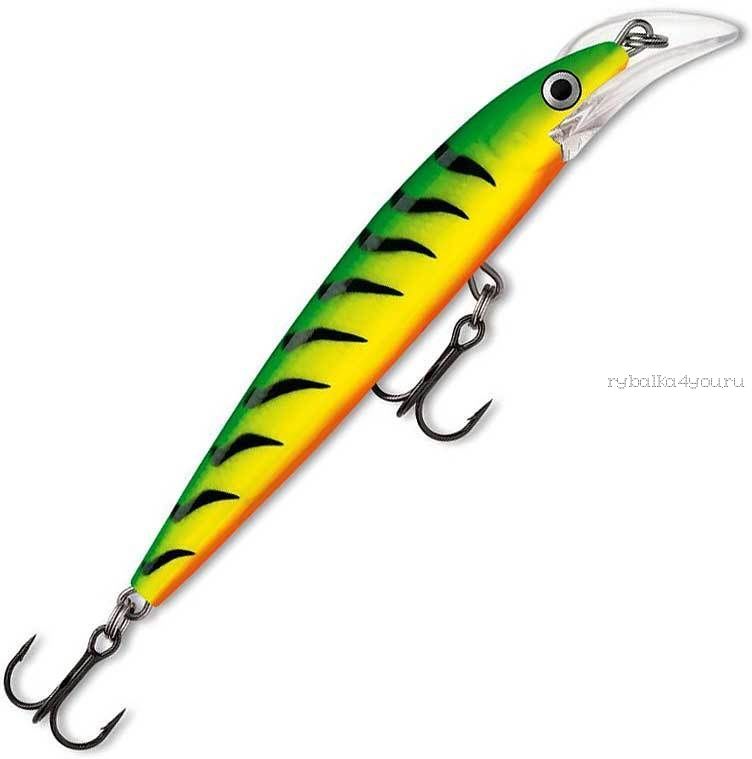 Воблер Rapala Scatter Rap Deep Husky Jerk SCRDHJ10 100 мм / 10 гр / Заглубление: 2,7 - 3,6 м / цвет: FT