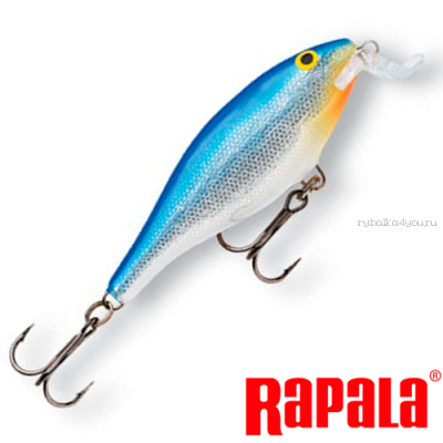 Воблер RapaIa Shallow Shad Rap SSR07 70 мм / 7 гр / Заглубление: 1,2 - 1,8 м / цвет: B