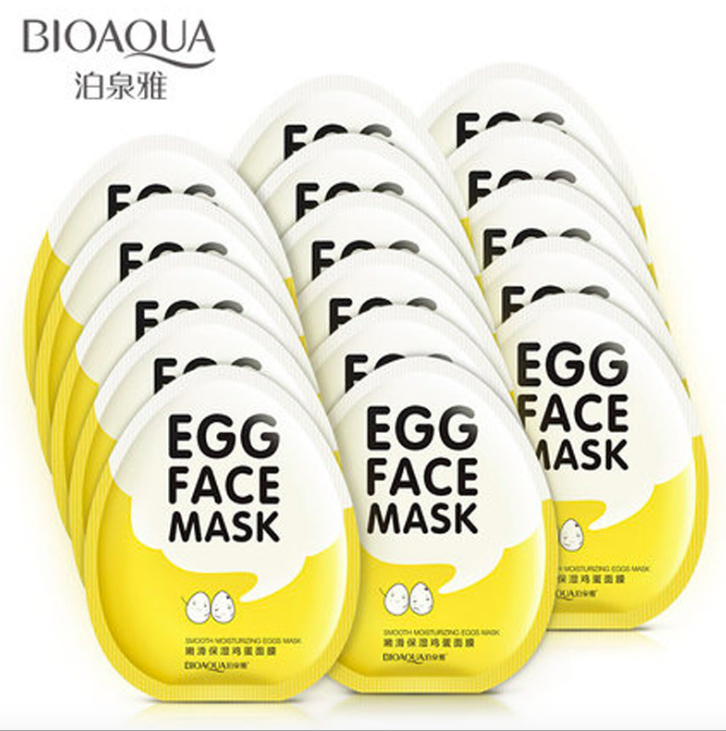 BioAqua Egg Face Mask - Яичная маска для лица.