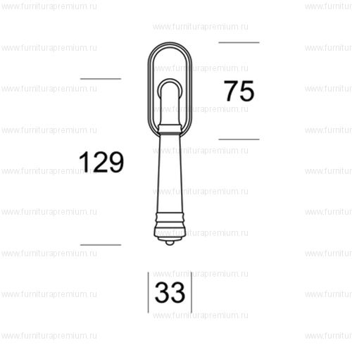 Оконная ручка Salice Paolo Borbone 2023 DK