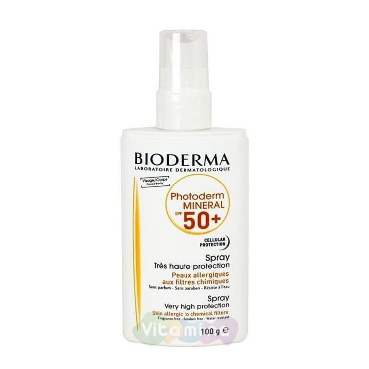 Bioderma PhotoDerm  Минеральный экран SPF 50+ Биодерма Фотодерм, 100 мл