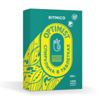 Спирулина таблетки. Ritmico. 100 г