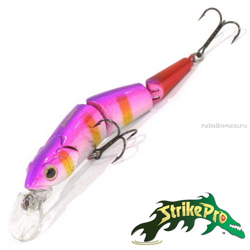 Воблер Strike Pro Flying Fish Joint EG-079JA 90 мм / 12 гр / Заглубление: 0,7 - 1,7 м / цвет: A166E