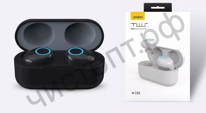 Bluetooth гарнитура стерео JOWAY TWS H-101 Суперцена !!! Вакуум Х