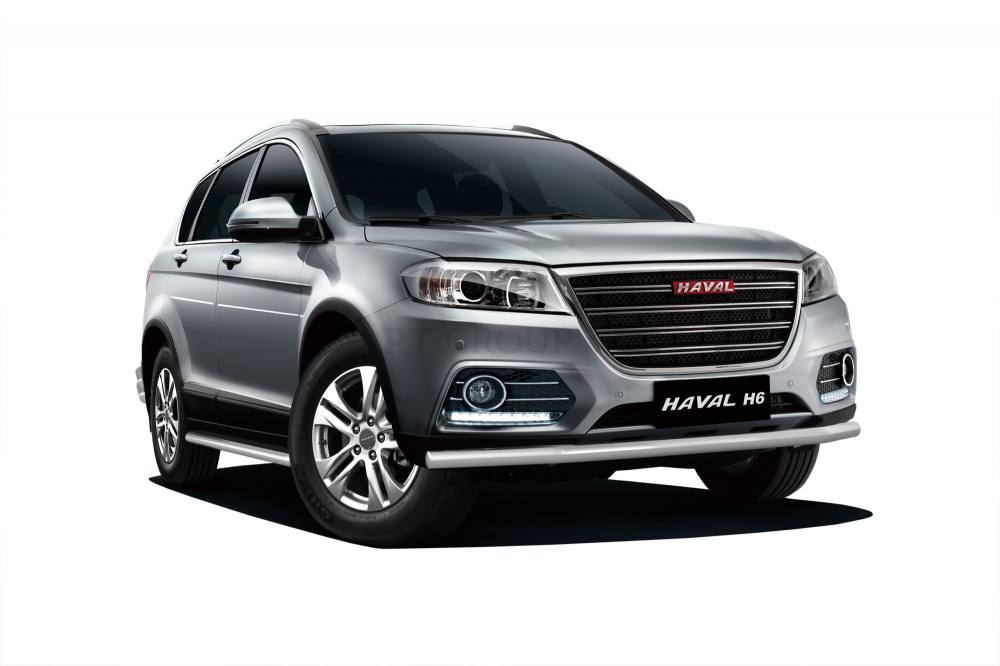 Защита переднего бампера одинарная 63 мм (НПС - нерж.) HAVAL H6 с 2014