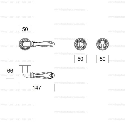 Ручка Salice Paolo Cortona 3365