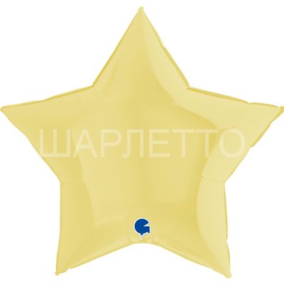 Звезда Большая СВЕТЛО-ЖЕЛТЫЙ (макарун)