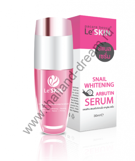 АНТИВОЗРАСТНАЯ СЫВОРОТКА С МУЦИНОМ УЛИТКИ SNAIL WHITENING SERUM LE’SKIN 30МЛ