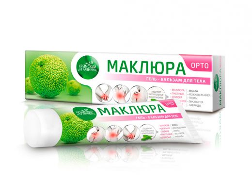 Маклюра ОРТО гель-бальзам при болях в суставах и отложении солей. 100 гр