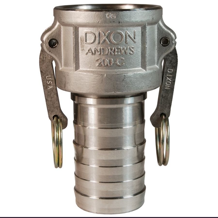 Камлок Dixon соединение тип Е, ниппель Х рукавный конец (MIL-C-27487) 3/4 75 ЕSS нержавеющая сталь