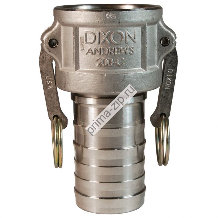 Камлок Dixon соединение тип Е, ниппель Х рукавный конец (MIL-C-27487) 3/4 75 ЕSS нержавеющая сталь