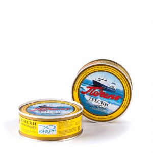 Печень трески натуральная Карат 230 г - Россия