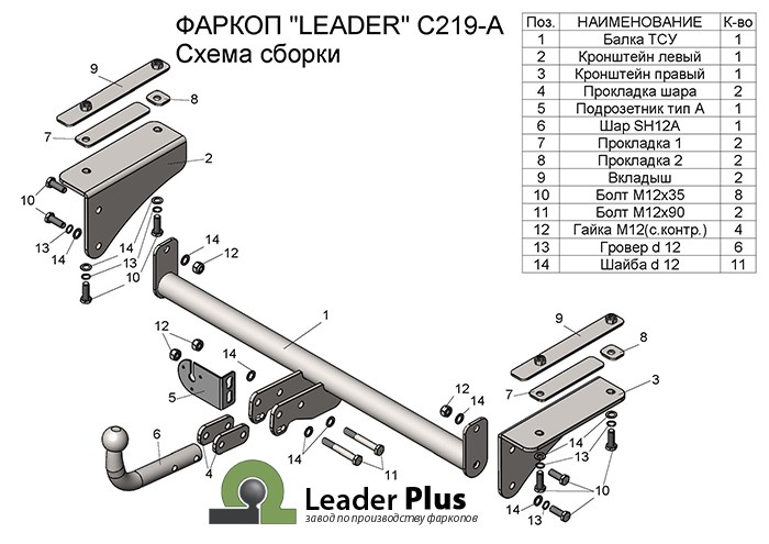 Фаркоп Лидер Плюс для Chevrolet Cobalt 2012-, Ravon R4 2016- без выреза бампера. Тип шара: A. Нагрузки 1500/75 кг, масса фаркопа 16,6 кг. Требуется 4 сверления. Без электрики в комплекте.