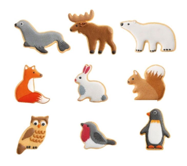 Формочки в виде животных DELICIA KIDS 9 шт 630929