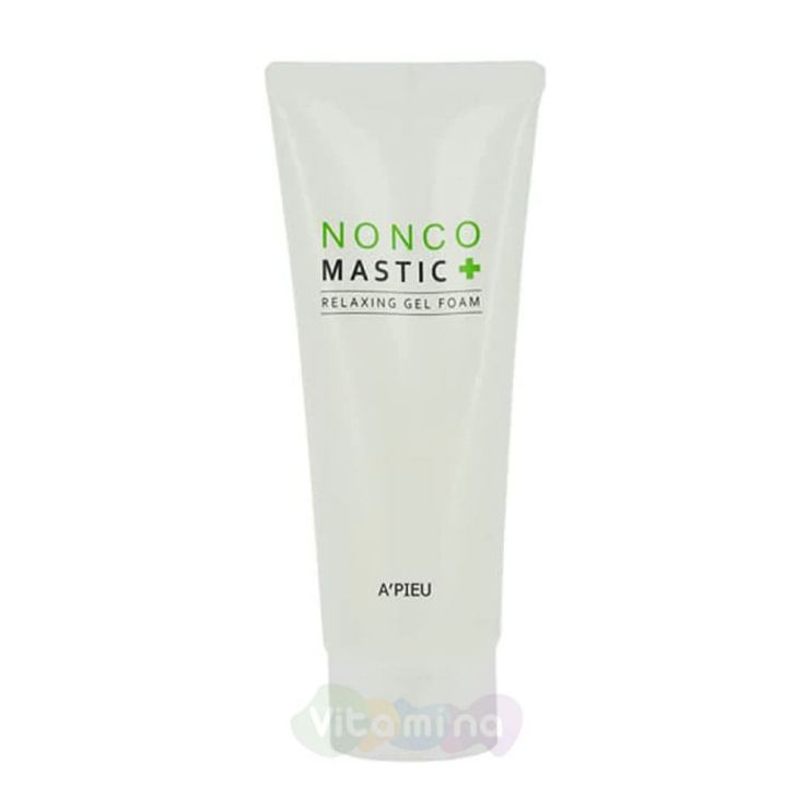 A'Pieu Успокаивающая гелевая пенка для умывания Nonco Mastic Relaxing Gel Foam, 150 мл