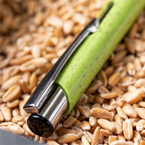 Эко ручка Straw зеленая