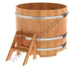 Купель круглая из сращенных ламелей
