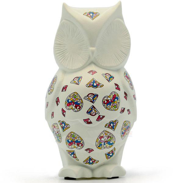 Коллекционная статуэтка из испанской коллекции -  763011 Сова белая с декором