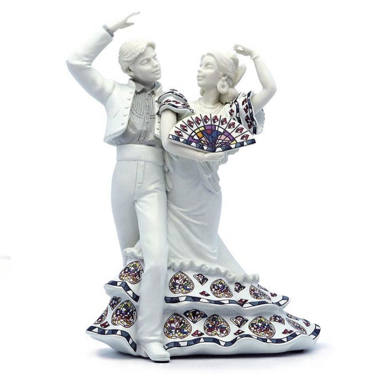 Коллекционная статуэтка из испанской коллекции -  763016 Танец фламенко