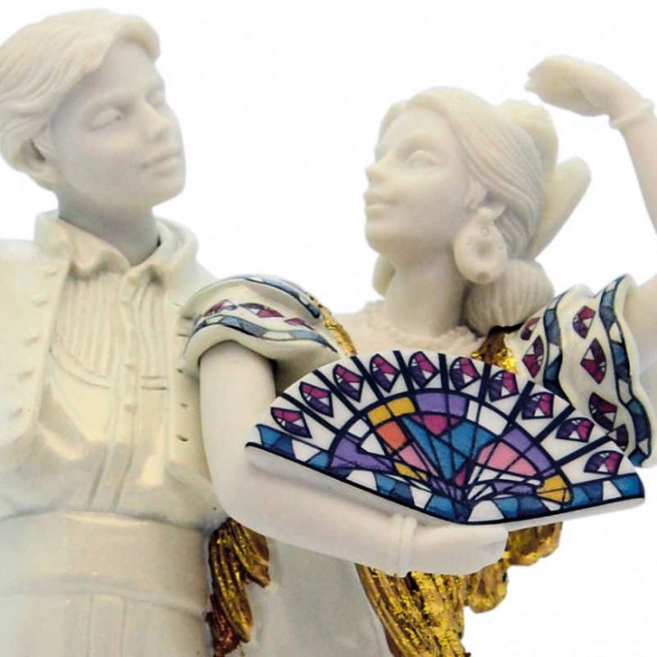 Коллекционная статуэтка из испанской коллекции -  763006/01 Танец фламенко