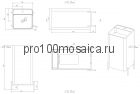 NSF-47420 Раковина из POLYSTONE (акриловый камень) размер,мм: 476*420*900 (NS BATH)