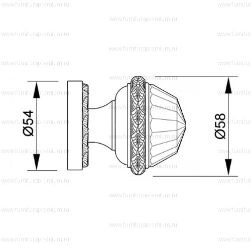 Комплект кноб Mestre 0P6548