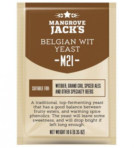 Пивные дрожжи Mangrove Jack's "Belgian Wit M21", 10 г