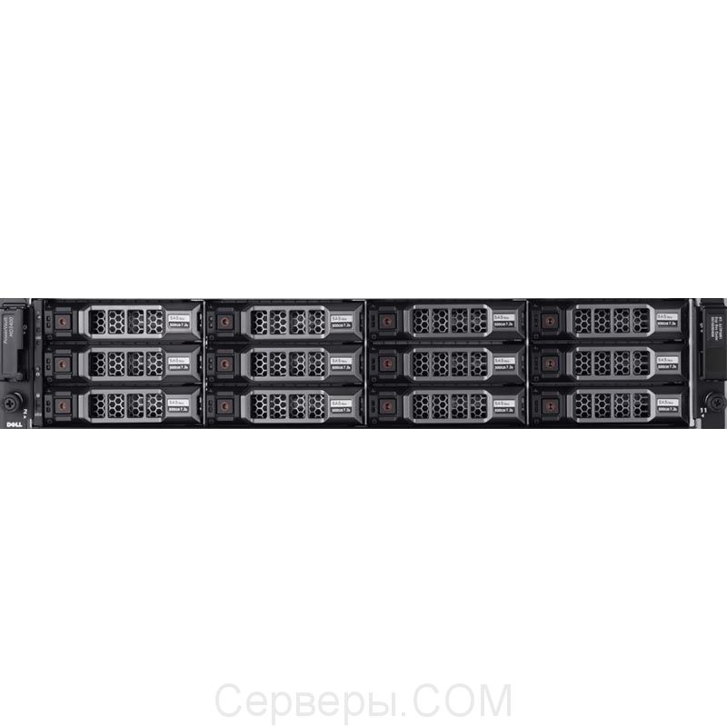 Система хранения Dell PowerVault MD3400 12х3.5" miniSAS HD, 210-ACCG-27