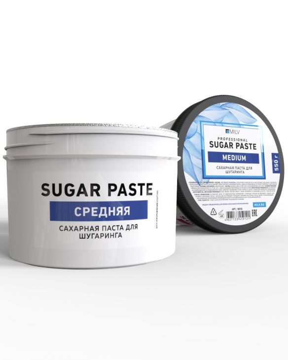 Сахарная паста для шугаринга «Sugar». 550 гр. СРЕДНЯЯ