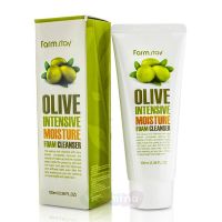 FarmStay Увлажняющая пенка для умывания с экстрактом оливы Olive Intensive Moisture Foam Cleanser, 100 мл