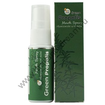 ТАЙСКИЙ СПРЕЙ ОТ БОЛЕЙ В ГОРЛЕ GREEN PROPOLIS MOUTH SPRAY FORA BEE 20МЛ