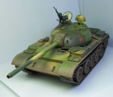 Сборная модель основной танк  T-54A (Тип 59Г)  1:35