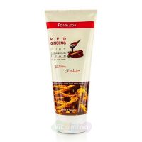 FarmStay Омолаживающая пенка для умывания с экстрактом женьшеня Red Ginseng Pure Cleansing Foam, 180 мл