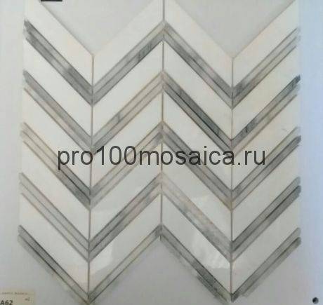 KA62 Мозаика серия Камень размер чипа 105*23 и 105*5, мм: 300*275*6 (Happy Mosaic)