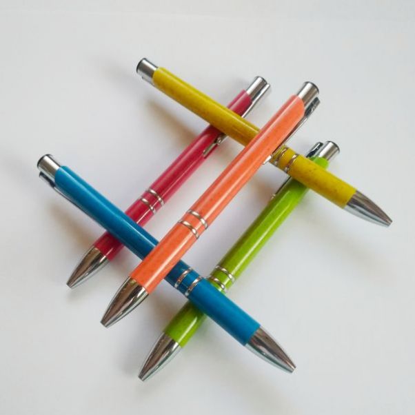 Эко ручка Straw оранжевая