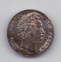 3 крейцера 1829 года AUNC Бавария Германия