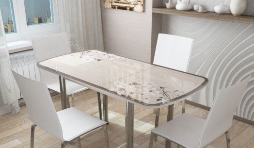 Стол обеденный "Бостон 3" раздвижной