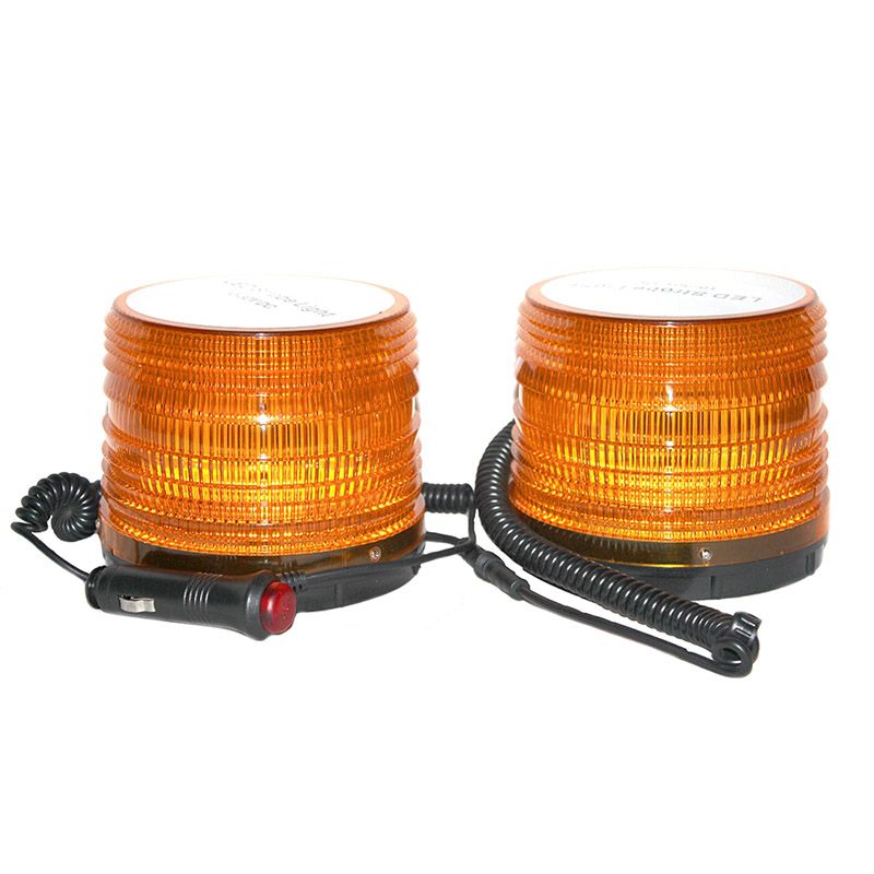 Комплект проблесковых маяков Lumen DSB Amber 72 led 12-24 Вольт ip65