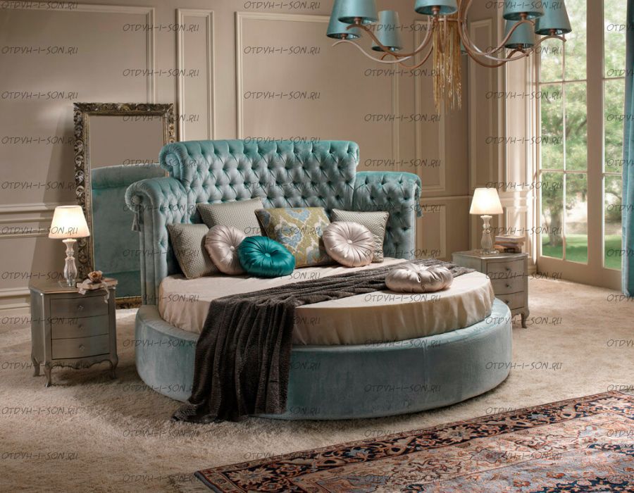 Кровать круглая Амстердам 1027 (б/о)