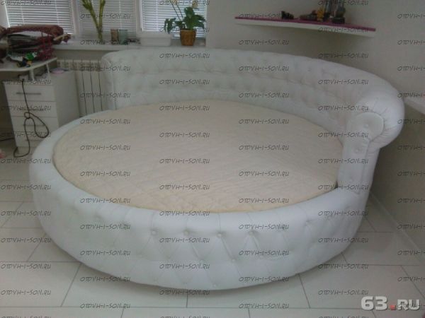 Кровать круглая Амстердам 1107 (б/о)