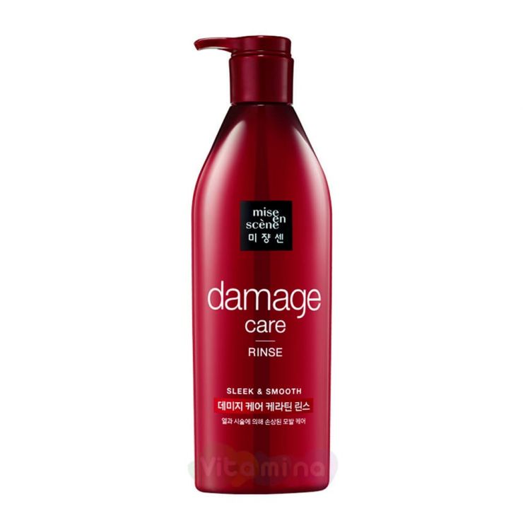 Mise En Scene Кондиционер для поврежденных волос Damage Care Rinse, 680 мл